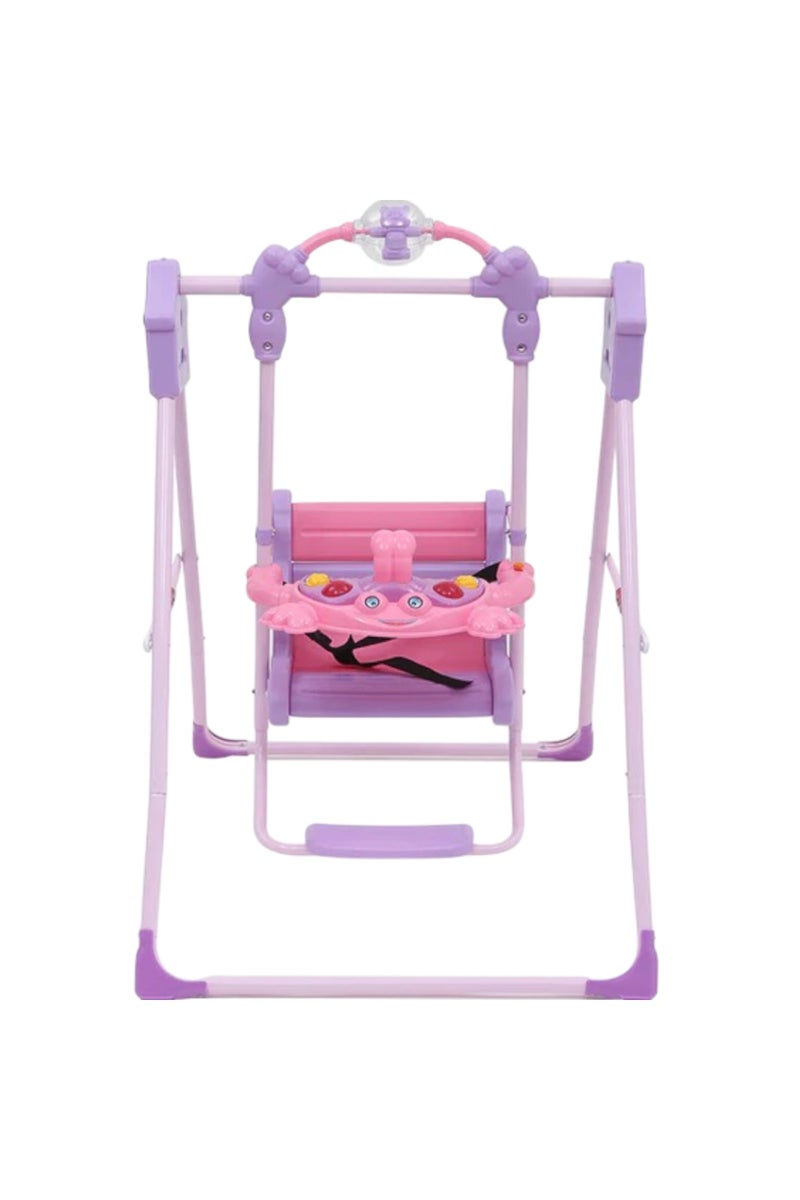 TOYBOX Indoor Outdoor Baby Swing, Pink for Girls - Image 3