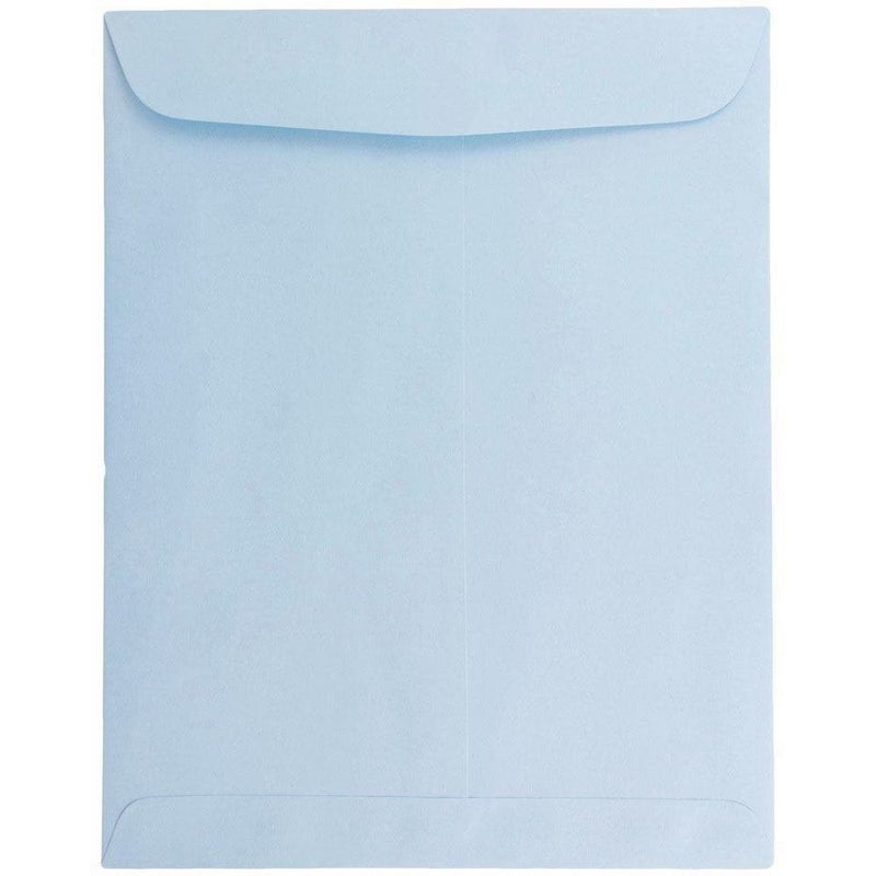 JAM PAPER 9 x 12 Open End Catalog Premium Envelopes Pastel Baby Blue 25Pack