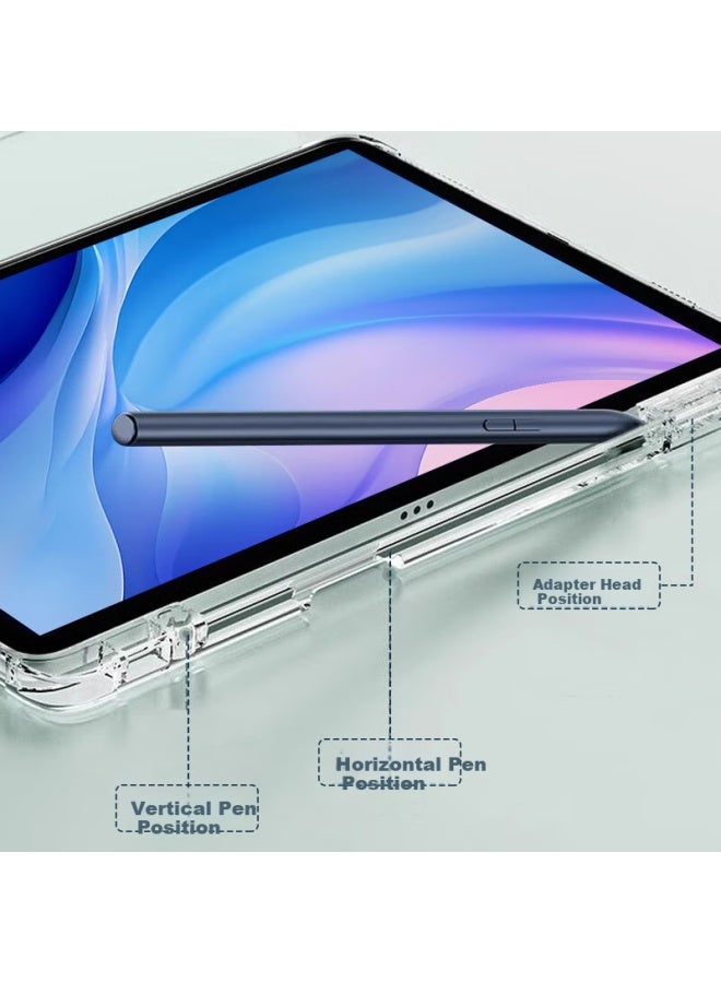 Jplayer Protective Case For Honor Tablet 9 Model, 12.1-inch Tablet With Pen Slot, Transparent Tri-fold Stand, Smart Sleep/wake, Full Coverage, Anti-slip, Shockproof - Image 1