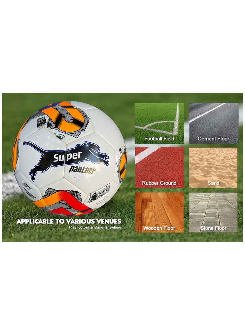 Spall Football Soccer Ball For Matches World Cup Best Indoor/Outdoor Water Proof Ball For Prefessional Training And Match Men And Women Youth And Adult - Image 4
