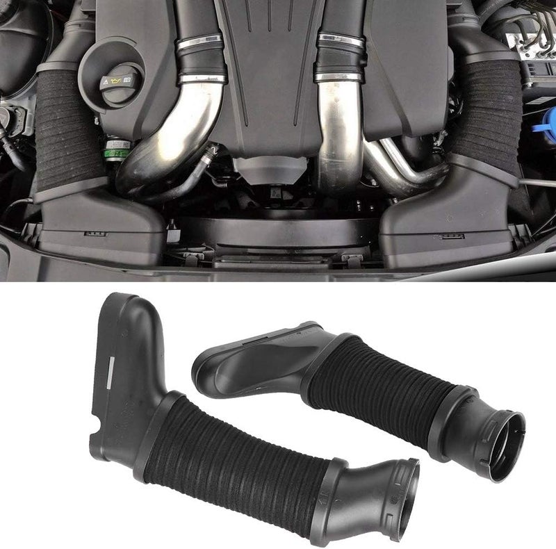woobles Engine Air Intake Hose Pipe for W218 CLS500-​CLS63, 2780905182,2780902082( PP + Non-woven Fabric)(1 Pair) - Image 2