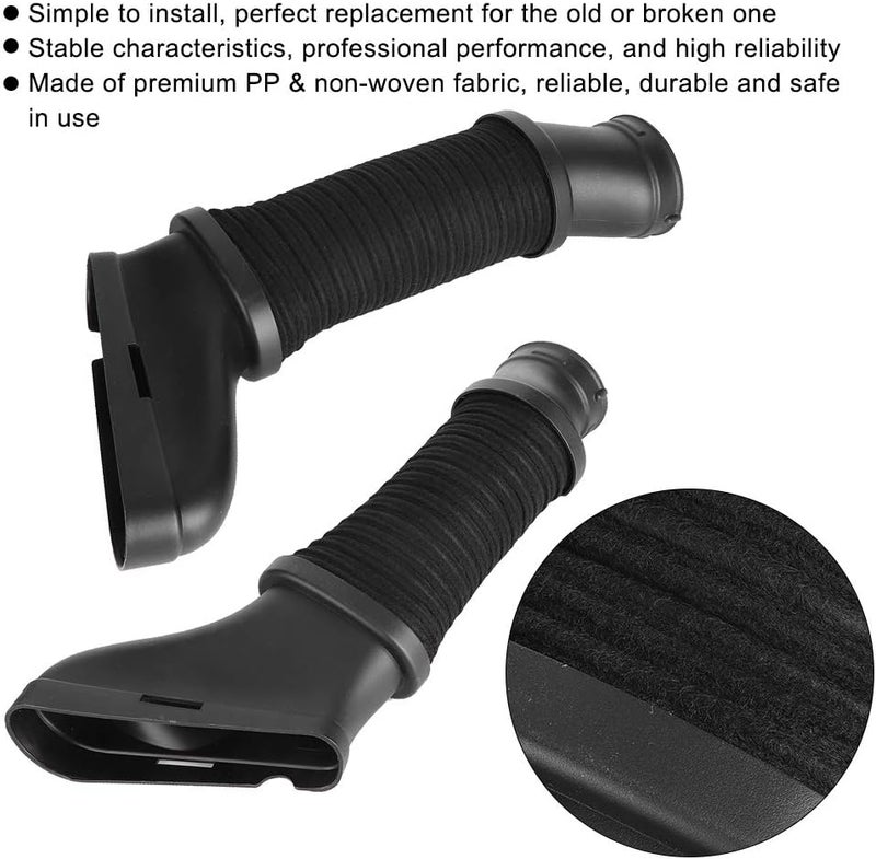 woobles Engine Air Intake Hose Pipe for W218 CLS500-​CLS63, 2780905182,2780902082( PP + Non-woven Fabric)(1 Pair) - Image 5