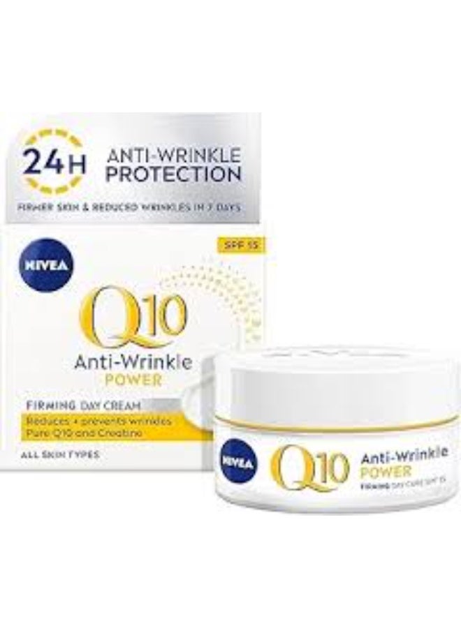 Nivea Q10+ Anti-Wrinkle Day Cream SPF15 +  Anti-Wrinkle Expert Serum - Image 2