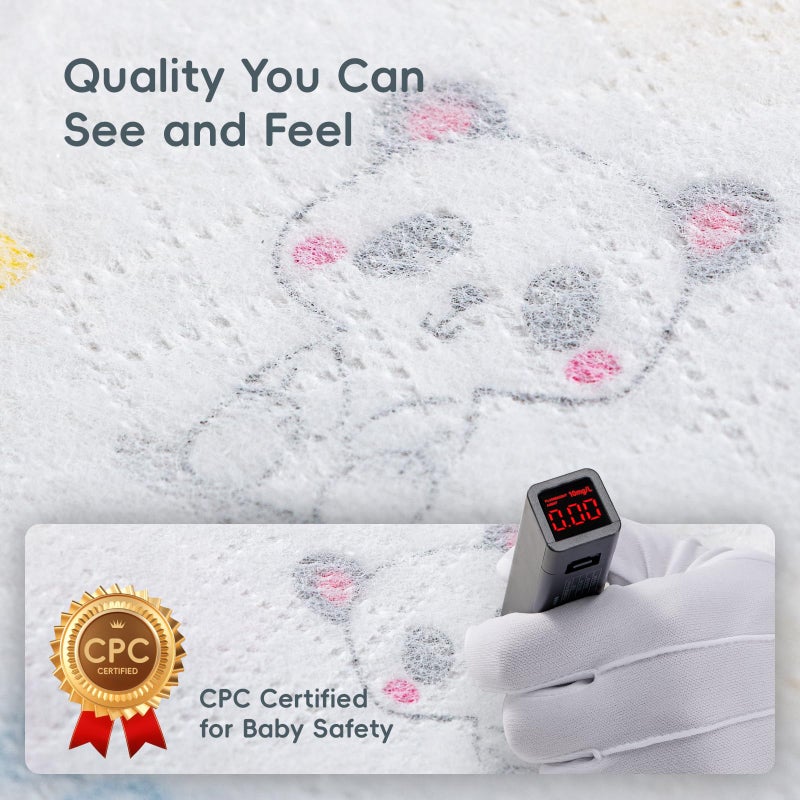 KIIS Disposable Baby Bibs for Baby Boys and Girls - Individually Packaged - Hygienic, Soft and Leakproof (20 PCS) (Giraffe) - Image 5