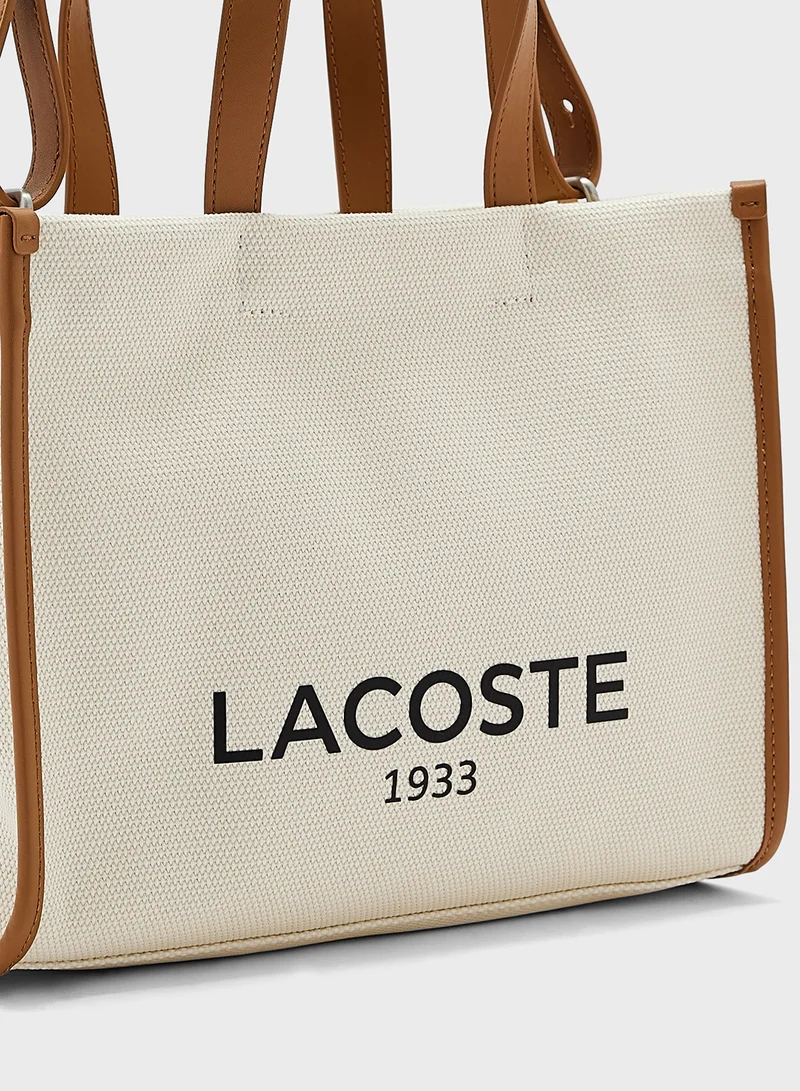 LACOSTE Logo Tote Bag