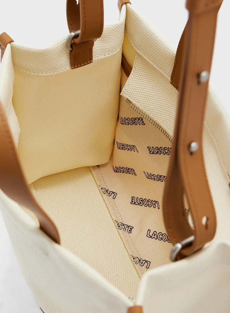 LACOSTE Logo Tote Bag