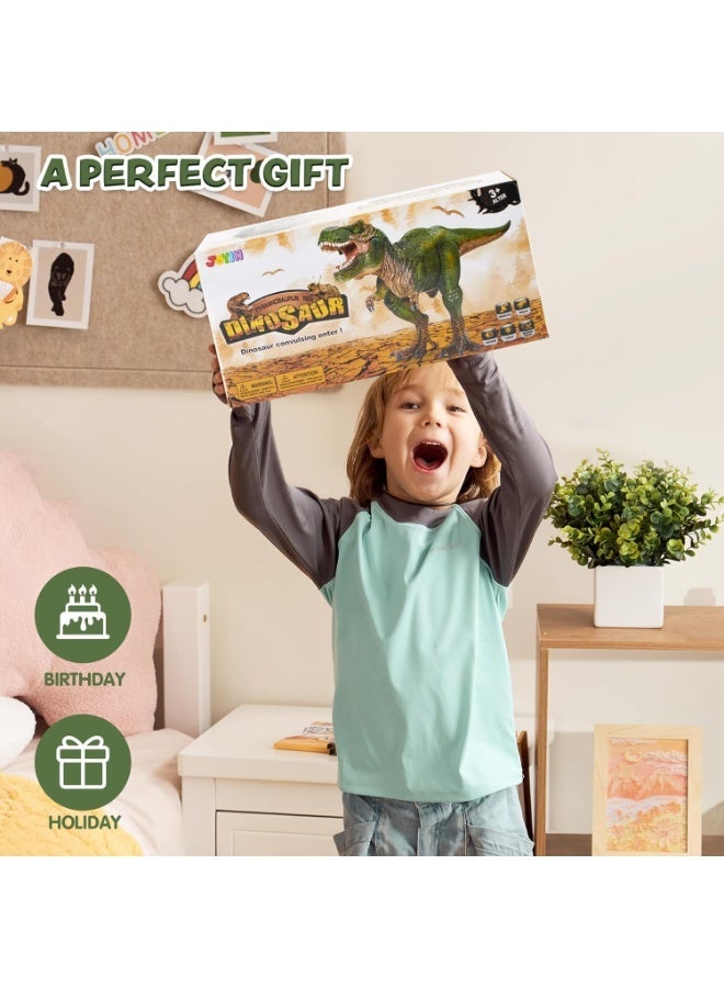 ARGT لعبة ديناصور عن بعد مضيئة LED | تي ريكس واقعي يمشي ويزأر مع عيون مضيئة وتأثيرات صوتية - Image 3