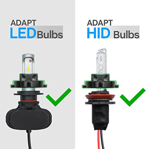 Mingrui test 2Pcs H7 LED Headlight Bulb Holder Retainers Adapter for Kia Soul Rio Sedona Carnival for Hyundai Elantra Sonata H7 HID Headlight Bulb Spacer Holder Clip Retainers - Image 3
