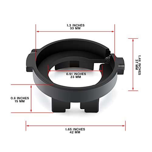 Mingrui test 2Pcs H7 LED Headlight Bulb Holder Retainers Adapter for Kia Soul Rio Sedona Carnival for Hyundai Elantra Sonata H7 HID Headlight Bulb Spacer Holder Clip Retainers - Image 5