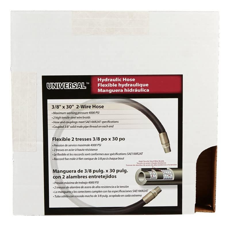 Apache 98398229 38 x 30 MNPT Universal Hydraulic Hose Assembly - Image 3