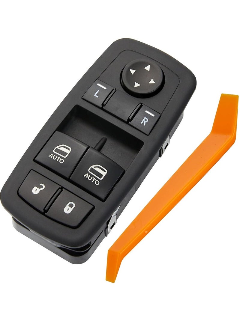 Window Switch Fits for 2015-2022 Dodge Challenger.Left Front Driver Side Control Door vidrios Master Power Switch. Replaces 68183752AB 68183752AC 68183752AD 68183752AE 68320752AB (Green Light) - Image 1