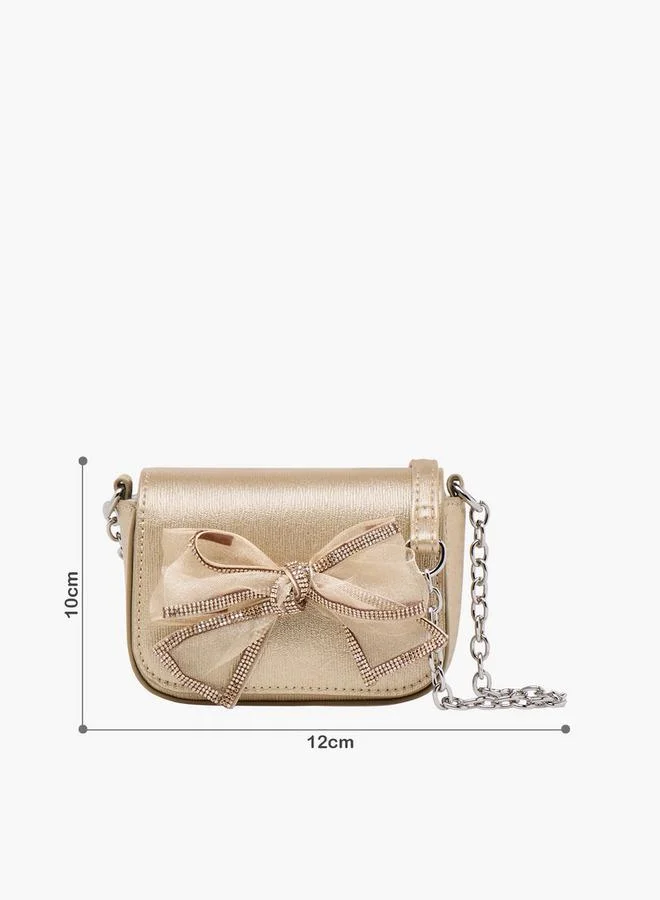 سيليست Crossbody Bag with Embellished Bow Accent Ramadan Collection