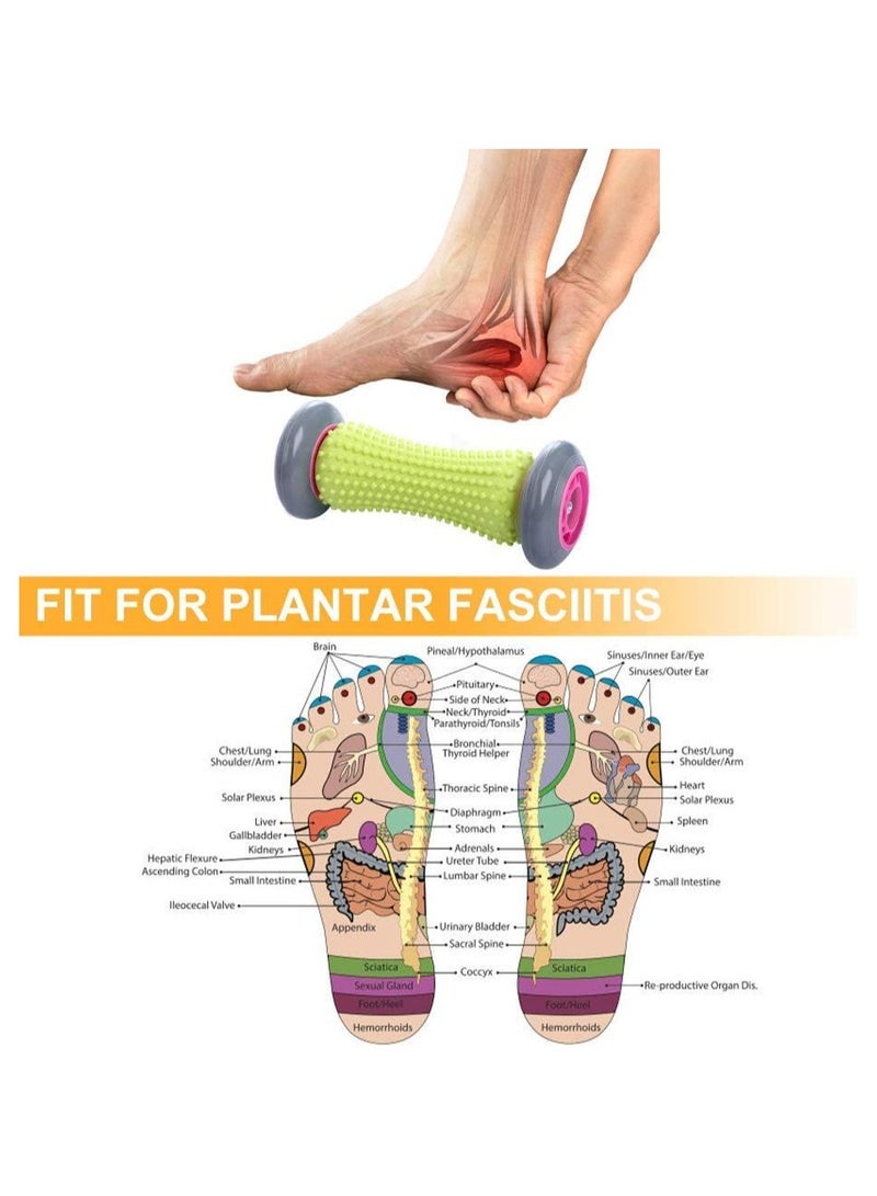 إسكدنيا Foot Massager Roller for Relief Plantar Fasciitis, Deep Tissue Muscle Massager Roller for Foot Arch Pain, Heel Pain - Image 2