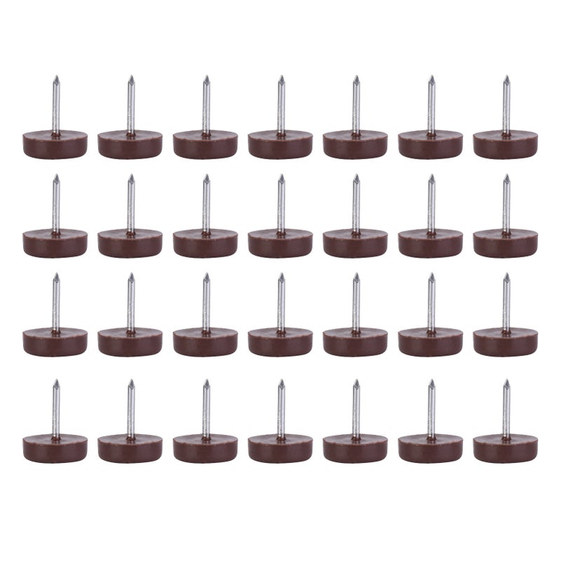 100pcs Furniture Sofa Chair Table Bottom Protector Glides Anti slip Nails Pads 18mm*5mm - Image 3