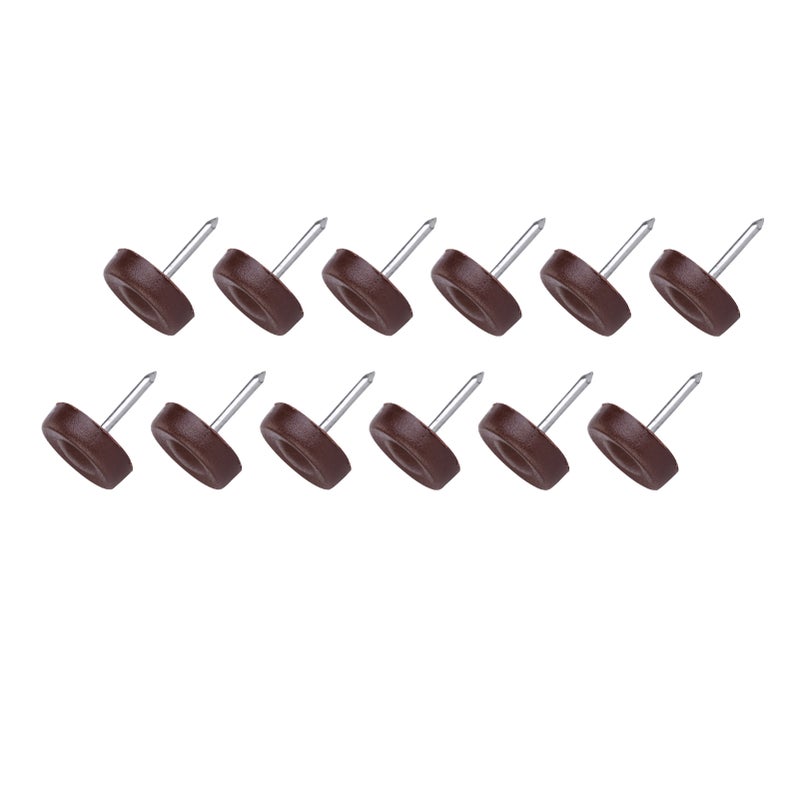 100pcs Furniture Sofa Chair Table Bottom Protector Glides Anti slip Nails Pads 18mm*5mm - Image 5