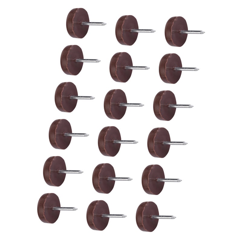100pcs Furniture Sofa Chair Table Bottom Protector Glides Anti slip Nails Pads 18mm*5mm - Image 4