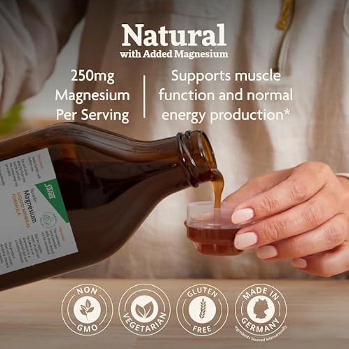 Floradix Magnesium - Liquid Herbal & Mineral Supplement Supports Healthy Nervous System & Normal Muscle Function - Gentle Liquid Formula - Vegetarian, Gluten-Free & Non-GMO - 16.9 fl oz - Image 3