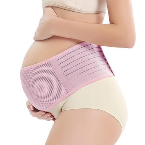 AARAM Maternity Belt Pregnancy Belly Support Belt for Pregnancy, Breathable Adjustable Belly Band for Pregnant Women - Back Support, Lower Back Pain Relief & Posture Support | Abdominal Binder (Skin) - Image 1
