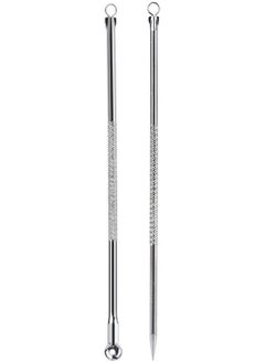 Generic 2-in-1 blackhead removal tool made of high-quality steel  - Image 1