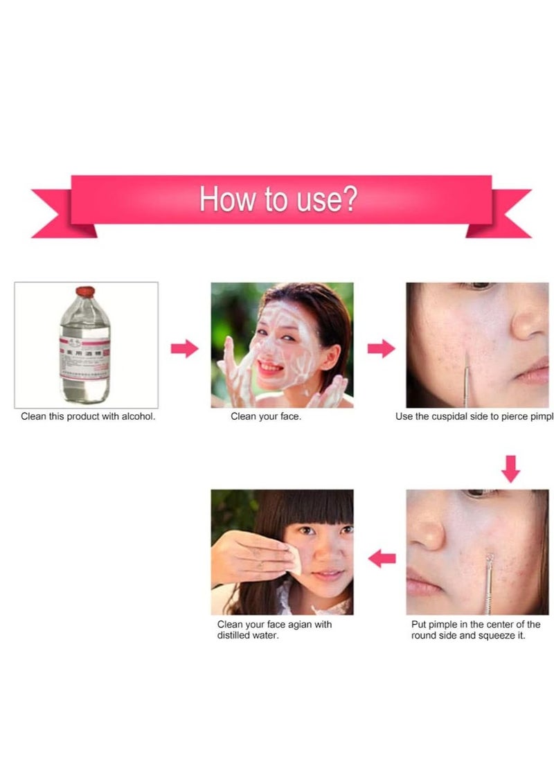 Generic 2-in-1 blackhead removal tool made of high-quality steel  - Image 5