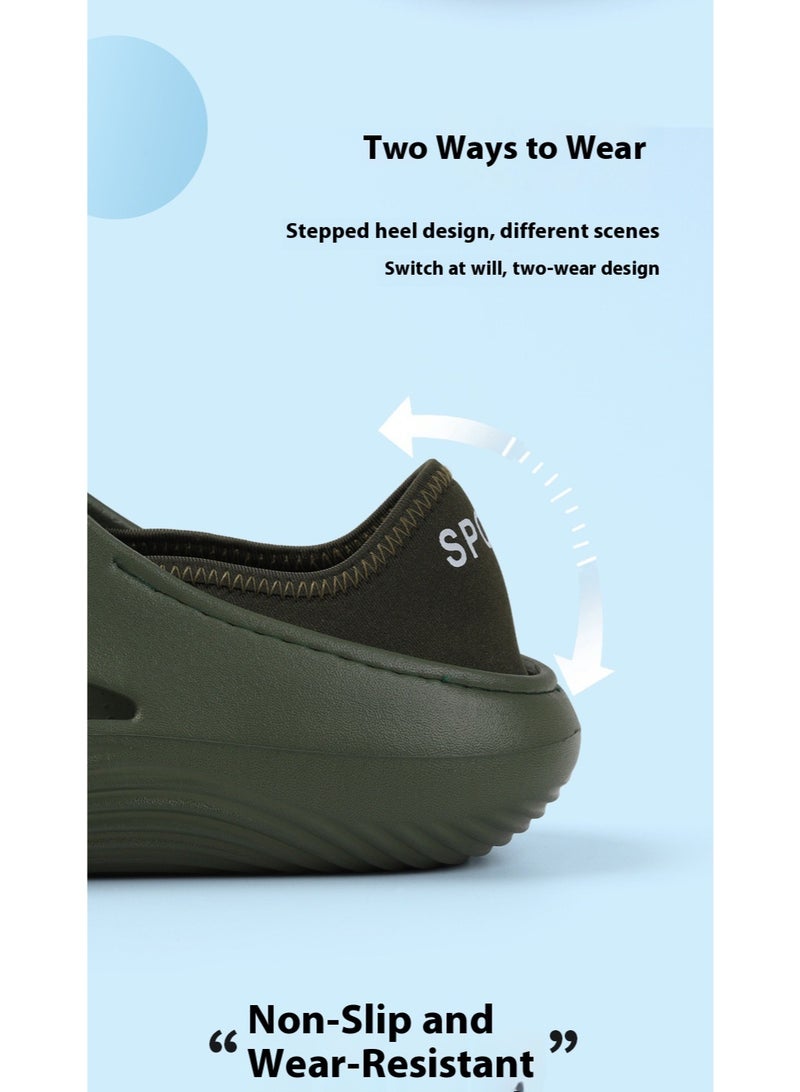 Medical-grade EVA Operating Room Slippers - Two Ways to Wear, Lightweight, Breathable, Soft-Soled Standing Shoes for Men's Doctors and Nurses, Non-Slip Hospital On-Duty Slippers - Image 3