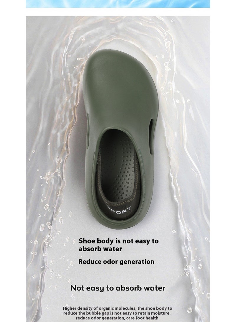 Medical-grade EVA Operating Room Slippers - Two Ways to Wear, Lightweight, Breathable, Soft-Soled Standing Shoes for Men's Doctors and Nurses, Non-Slip Hospital On-Duty Slippers - Image 5