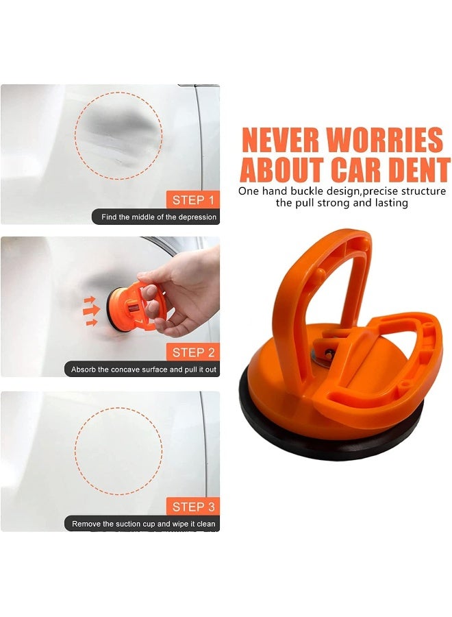 ECVV 2 Pack Car Dent Puller Heavy Duty Glass Suction Cup Traceless Car Dent Remover Repair Tools for Cars Dent, Glass, Tiles, Lifting Objects Moving - Image 3