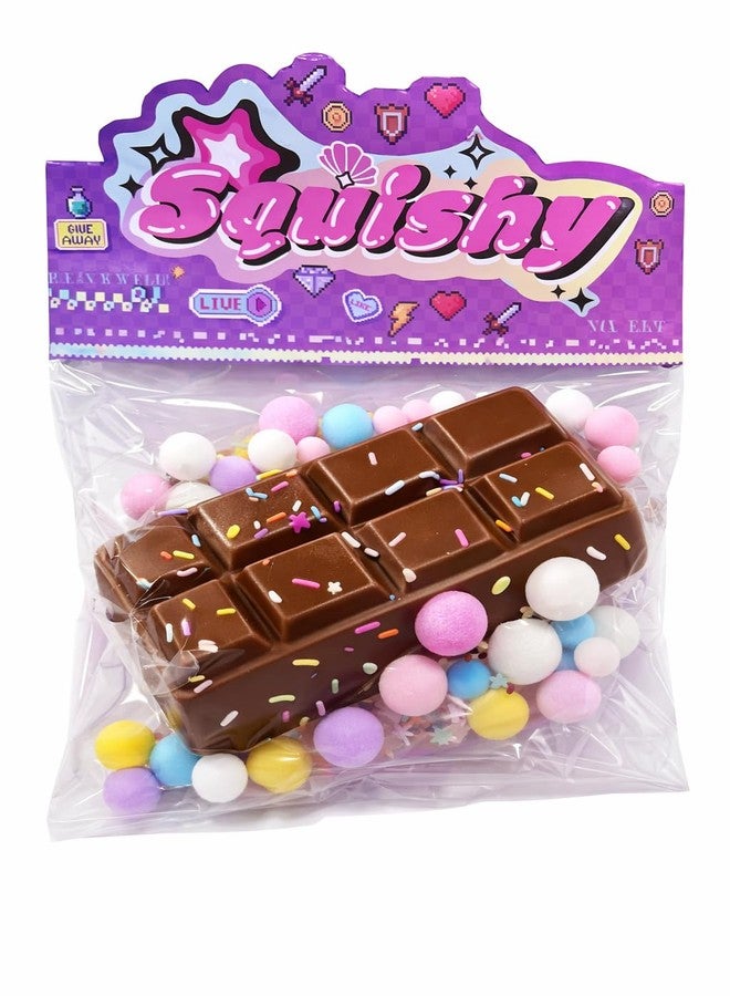 Richtots Premium Taba Squishy Chocolate Squishy Dual Color Stress Relief Toys Adults Kids Fufu Squishy,Fidget Toy Soft Squeeze Ball for Anxiety, Party, Birthday, Return Gifts, - Image 4
