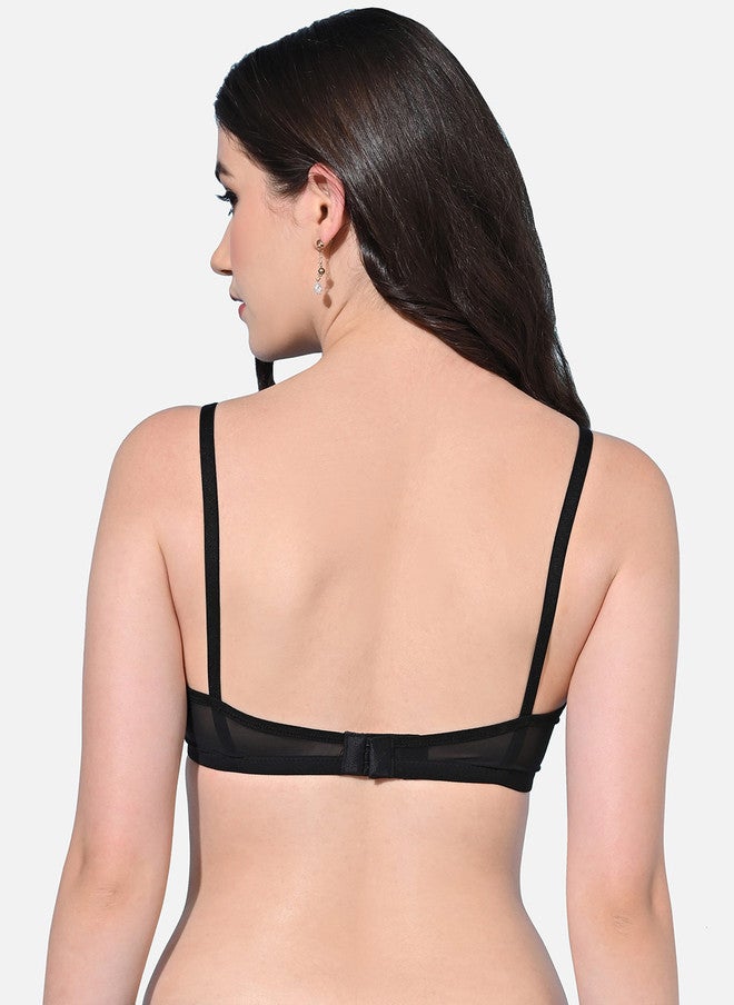 FIMS Graphic Printed Non-Wired Full Coverage Seamless Everyday Bra With All Day Comfort - Image 3