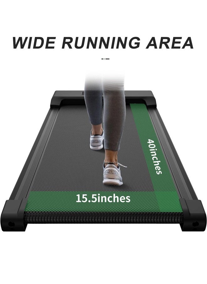 Favarey - Walking Pad Folding Treadmill Ultra Slim Electric Foldable Treadmills Smart Fold Walking Pad Portable Safety Non Holder Gym and Running Device Grey - Image 1