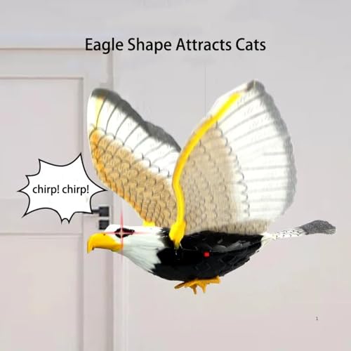 MALLEXO Battery Operated Flying Eagle Toy for Kids 3+| 360 Degree Automatic Revolving Toys for Boys and Girls Fly Falcon with String Attached Birthday Gift for Children Educational & Decoration Items - Image 2
