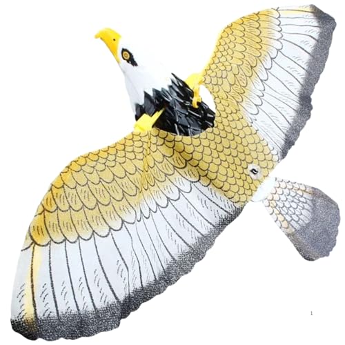 MALLEXO Battery Operated Flying Eagle Toy for Kids 3+| 360 Degree Automatic Revolving Toys for Boys and Girls Fly Falcon with String Attached Birthday Gift for Children Educational & Decoration Items - Image 1