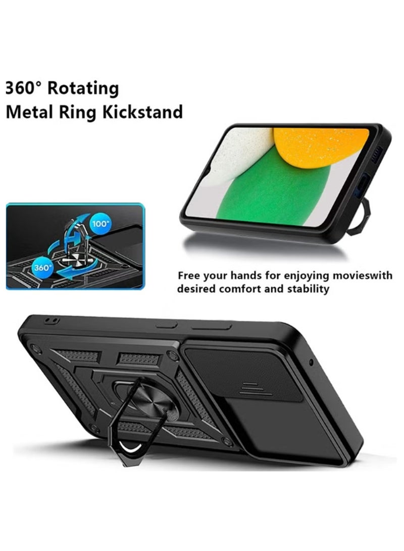 for TECNO Camon 40 Pro 5G Case Cover, Slide Camera Lens Cover, Magnetic Ring Holder Kickstand Protective Phone Case for TECNO Camon 40 Pro 5G, Black.  - Image 3