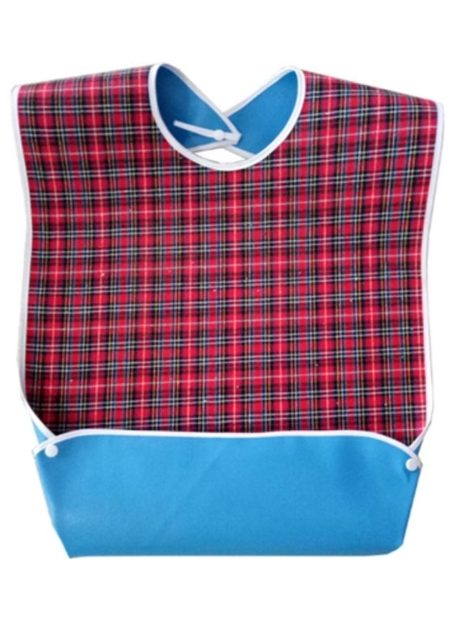 نيبمينينت مريلة مقاومة للماء مناسبة لوقت تناول الطعام للبالغين أحمر/أزرق 78 x 44سم