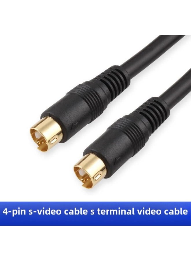 Generic - Video Card Wiring S Terminal Line S-video Connection Line B Super Color Super Connection Line 4-pin Video Line Terminal Wire-Color:S Terminal Wire 3m - Image 1