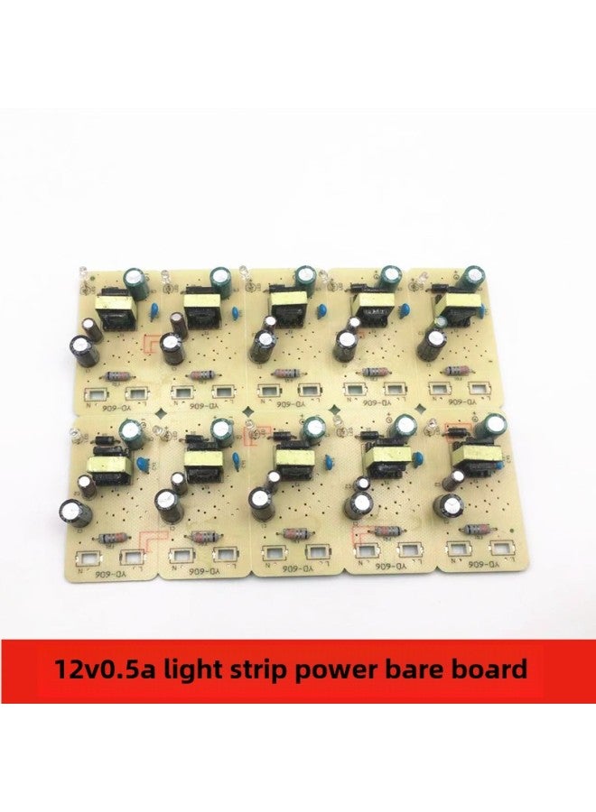 DC12V Switching Power Adapter Bare Board Fill Light Fish Tank Light Neon Live Light DC12V Light Strip-color:12v0.5a (ic Solution) - Image 1