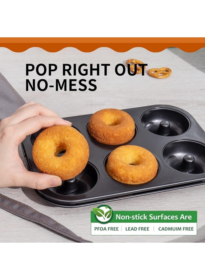 CURATED CART Donut Mould for Baking, 6 Cavity Donut Pan, SGS Certified Quality, Suitable for Microwave, OTG Oven, Dishwasher Safe (Pack of 1) - Image 4