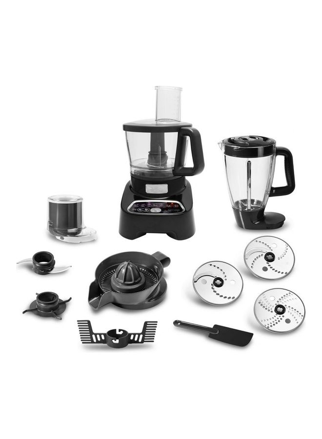 مولينكس محضر طعام بقوة مزدوجة سعة 1000 وات 3 L 1000 W FP8268EG أسود - Image 2