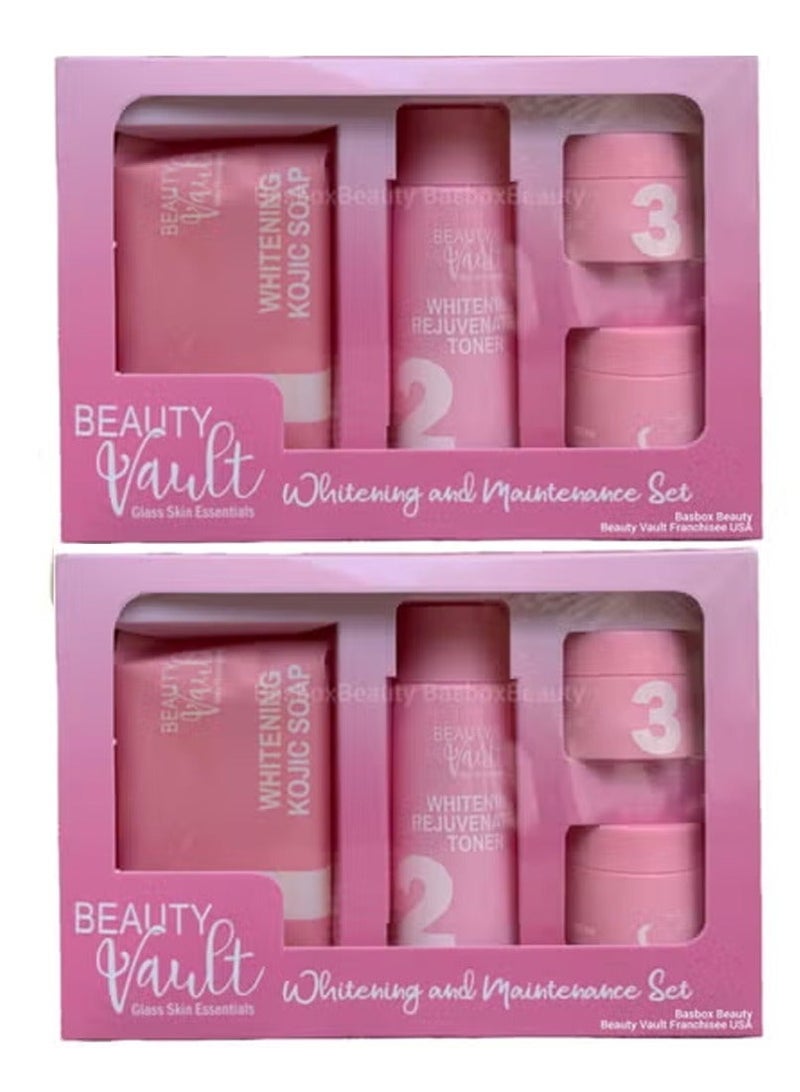 بيوتي فولت مجموعة تجديد البشرة المميزة (قطعتان) ومجموعة العناية والتبييض (قطعتان) - Image 3