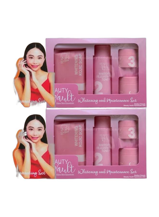 بيوتي فولت مجموعة تجديد البشرة المميزة (قطعتان) ومجموعة العناية والتبييض (قطعتان) - Image 1