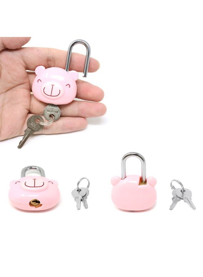 HONBAY Cute Bear Lock Padlock with Keys for Suitcases, Backpacks and Lockers - Image 3