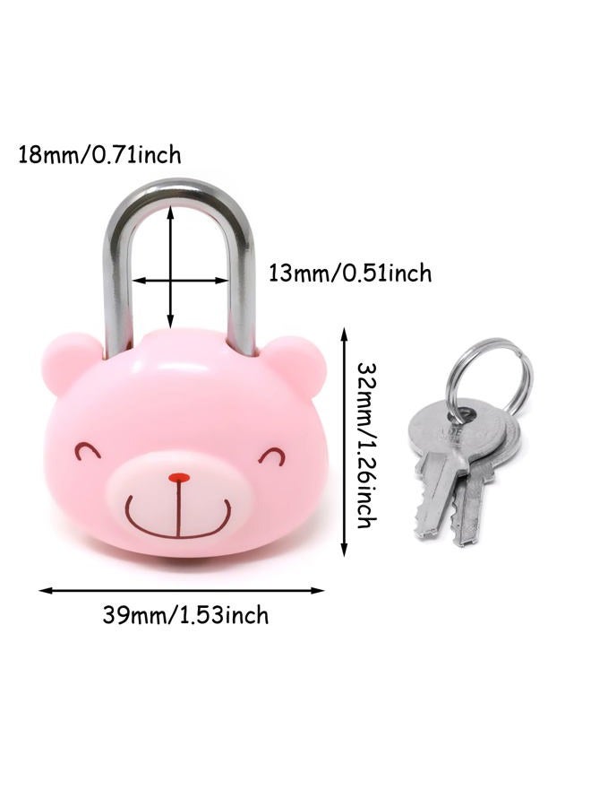 HONBAY Cute Bear Lock Padlock with Keys for Suitcases, Backpacks and Lockers - Image 2