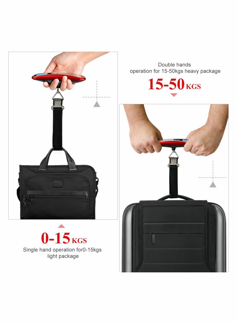 SOLARAE Portable Digital Luggage Scale - Handheld Travel Weighing Scale with Backlight for Suitcases and Bags, High Capacity for Accurate Measurements - Image 4