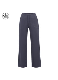 Generic ALO Yoga Womens Spring Summer Loose Breathable Athletic Pants Black  - Image 5
