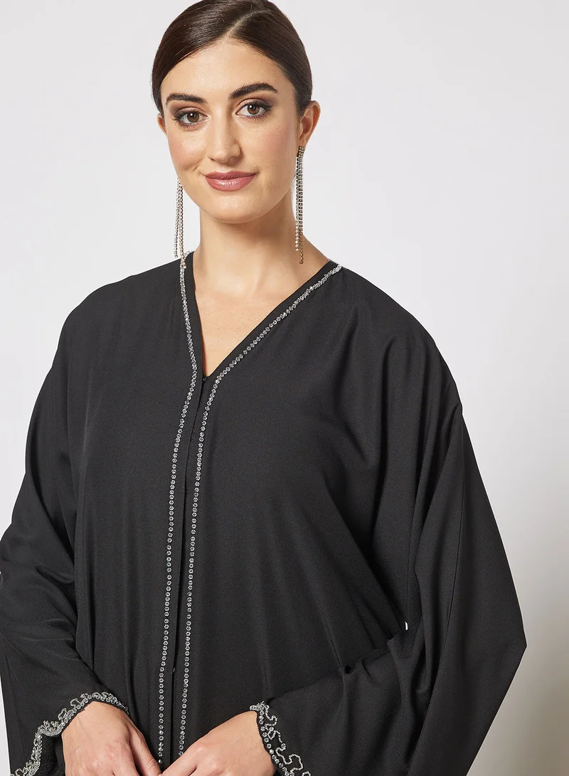 Hayat Abaya With  Beadwork