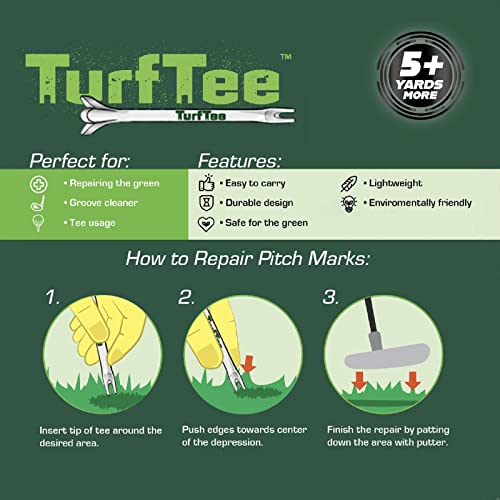 Zero Friction Golf Tee and Divot Repair Tip, Pack of 30, White - Image 2