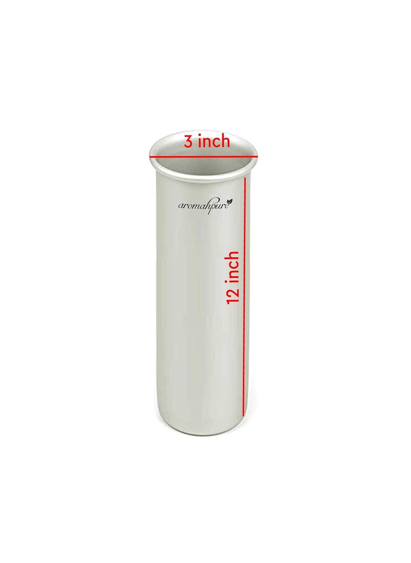 aromahpure - Aromahpure Alumnium Candle Making Moulds | 3 * 12 inches | Set of 1 | Re-Useable Moulds |Cylindrical Candles Moulds | Festival Decorations and Other Occasions - Image 1