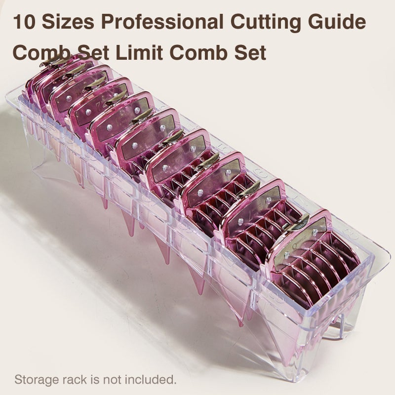 10 Sizes Professional Cutting Guide Comb Set Limit Comb Set Compatible with Wahl Electric Hair Trimmer Shaver Hairdressing Tool - Image 2