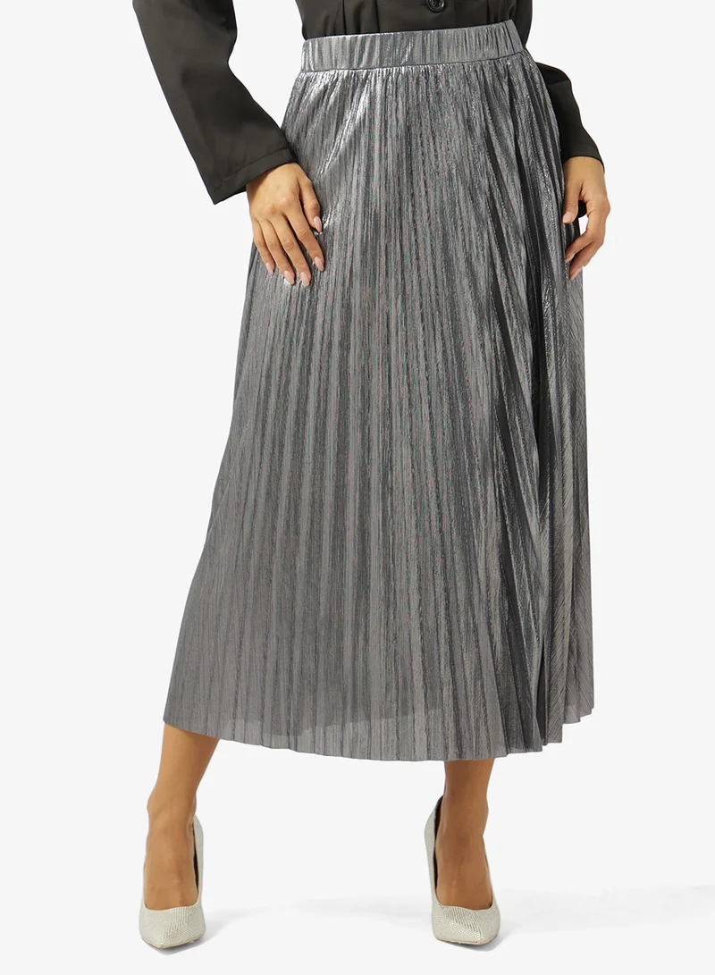 خزانة Pleated A-line Skirt