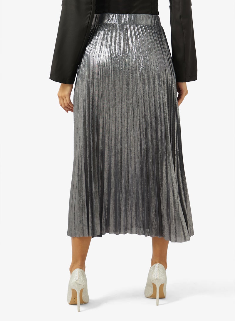 Khizana Pleated A-line Skirt - Image 3